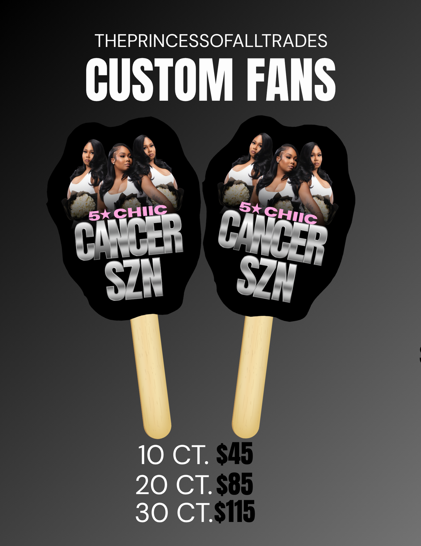 CUSTOM FANS